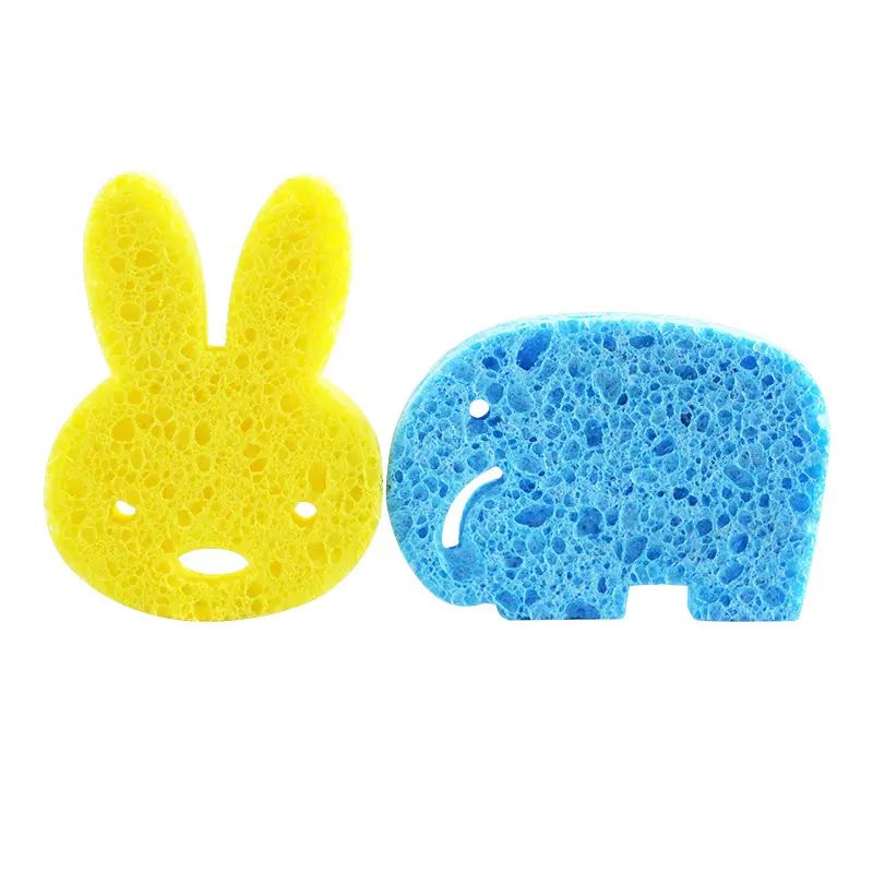 面部圆形卸妆工具天然木浆海绵