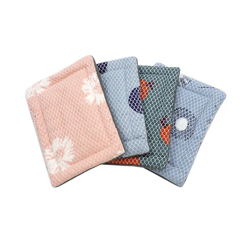 可重复使用的有机竹海绵毛巾海绵,用于厨房清洁