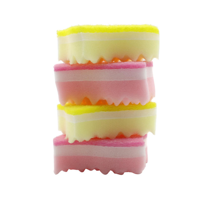 三层复合波浪海绵餐具